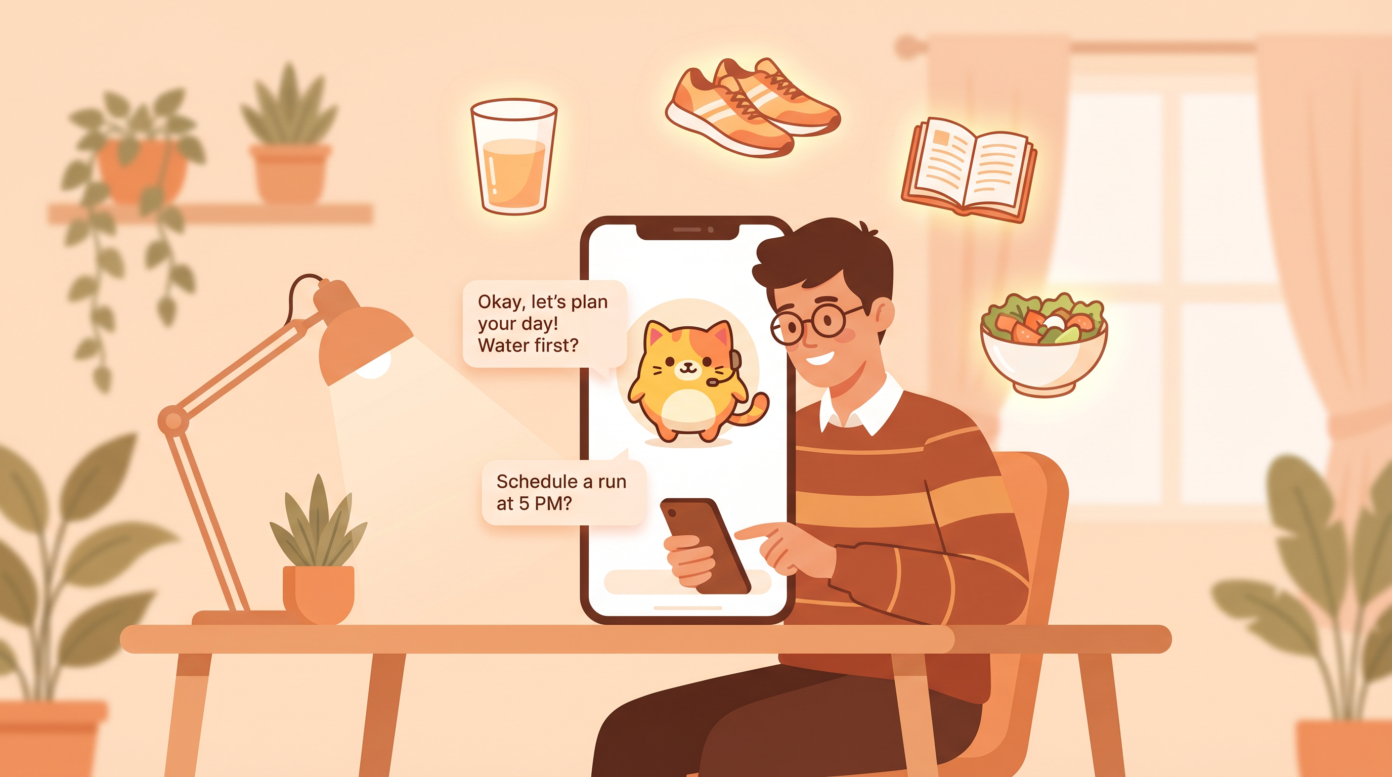 AI companion helping build lasting habits